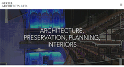 Desktop Screenshot of oertelarchitects.com